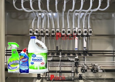 Máquina de envase de produtos alvejantes