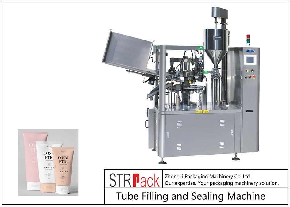 máquina de enchimento e selagem de tubos de plástico sfs-100